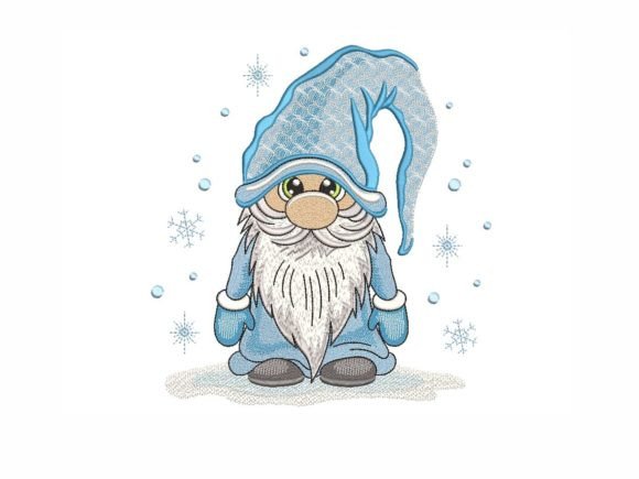 Cute Winter Gnome Embroidery Design Review