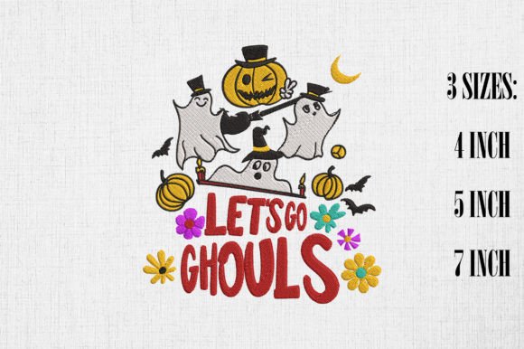 Groovy Let s Go Ghouls Embroidery Review