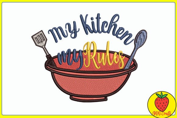 My Kitchen My Rules: A Seasonal Embroidery Review