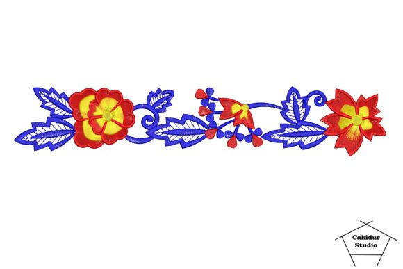 Red Blue Flower Border: A Designer's Review