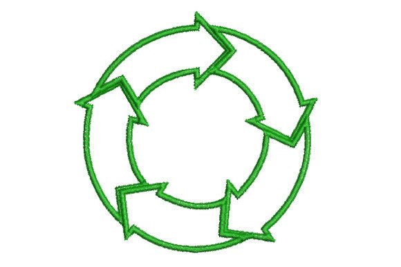 Reuse Symbol: A Review for Eco-Friendly Embroidery Projects