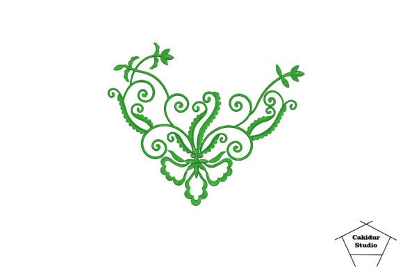 Review: Creeping Green Flowers Embroidery Design